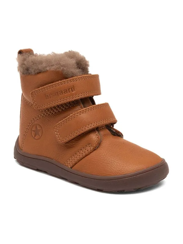 bisgaard Leder-Barfußschuhe "Emil" in Hellbraun New