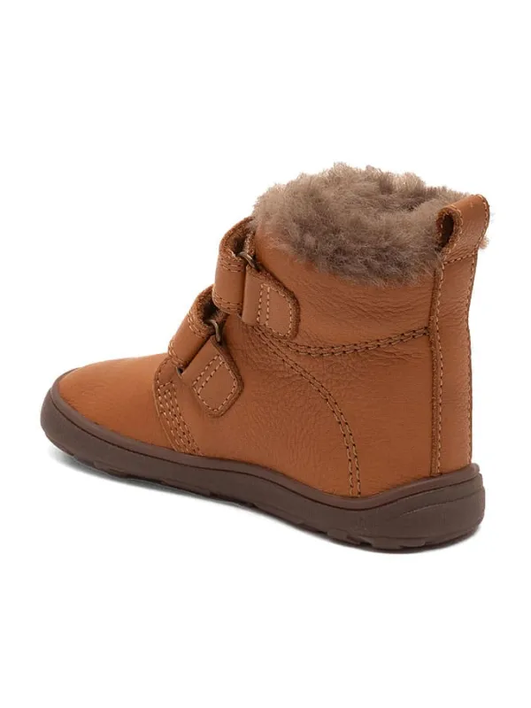 bisgaard Leder-Barfußschuhe "Emil" in Hellbraun New