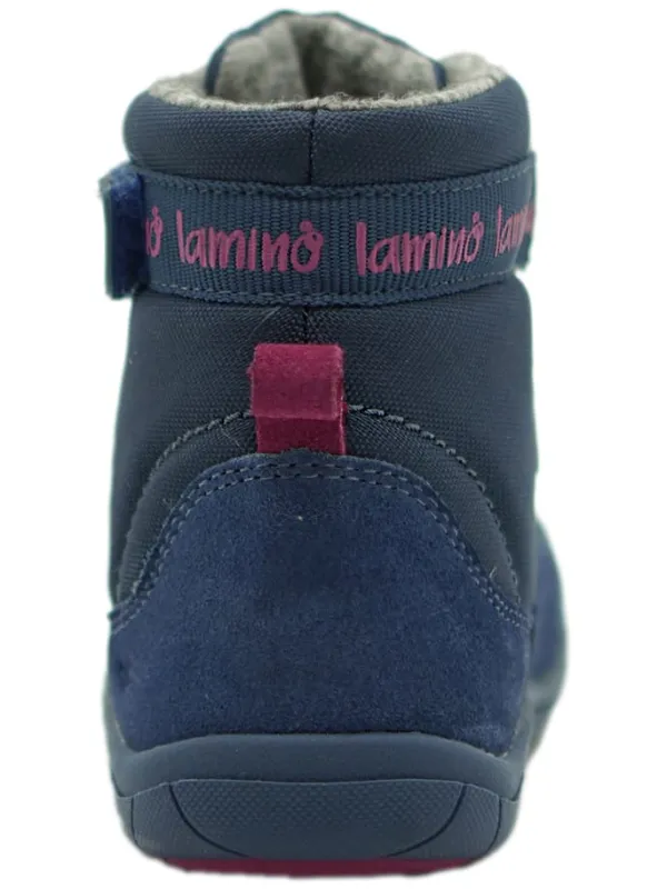 lamino Leder-Barfußschuhe in Blau>Kinder Sneakers·Sneakers High
