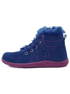 lamino Leder-Barfußschuhe in Blau Clearance
