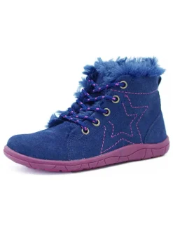 lamino Leder-Barfußschuhe in Blau Clearance