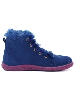 lamino Leder-Barfußschuhe in Blau Clearance