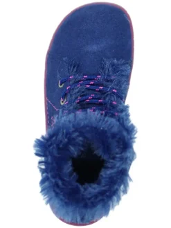 lamino Leder-Barfußschuhe in Blau Clearance