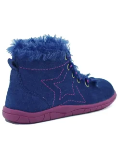 lamino Leder-Barfußschuhe in Blau Clearance