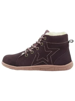 lamino Leder-Barfußschuhe in Bordeaux>Kinder Sneakers·Sneakers High