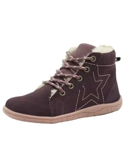 lamino Leder-Barfußschuhe in Bordeaux>Kinder Sneakers·Sneakers High