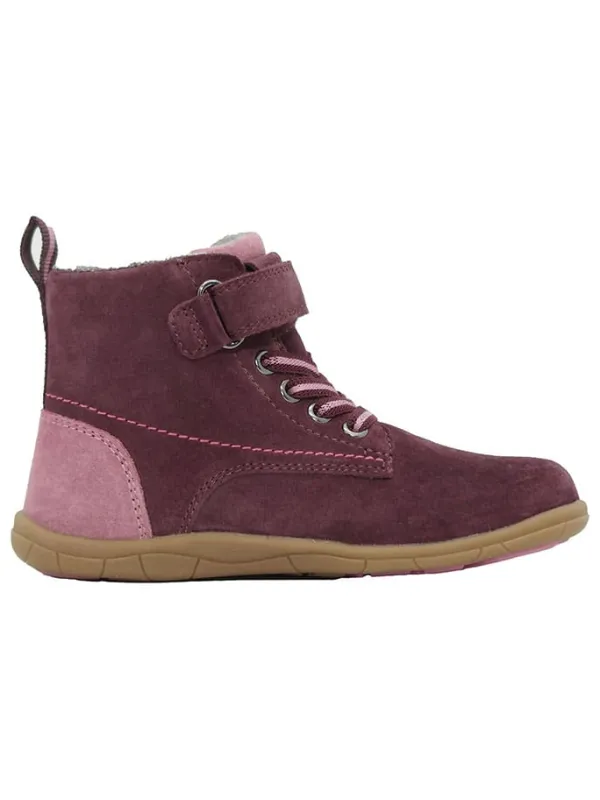 lamino Leder-Barfußschuhe in Lila>Kinder Stiefel & Boots·Boots