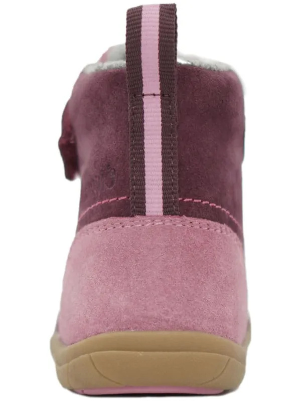 lamino Leder-Barfußschuhe in Lila>Kinder Stiefel & Boots·Boots