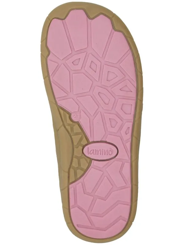 lamino Leder-Barfußschuhe in Lila>Kinder Stiefel & Boots·Boots