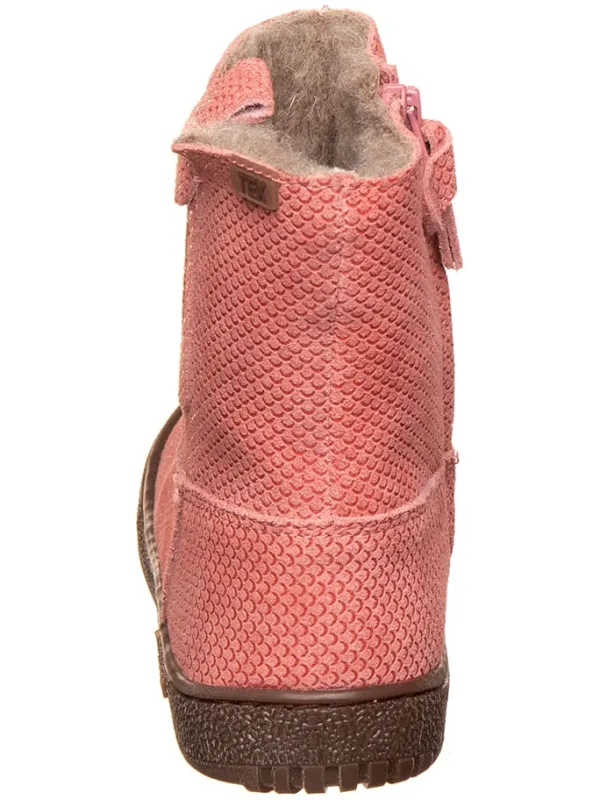 bisgaard Leder-Boots in Rosa>Kinder Stiefel & Boots·Boots