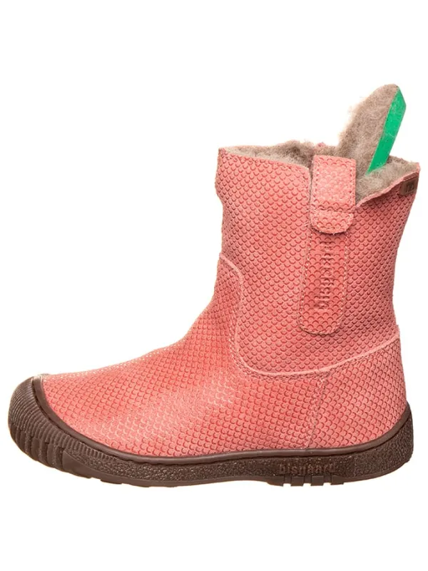 bisgaard Leder-Boots in Rosa>Kinder Stiefel & Boots·Boots