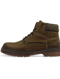 Wrangler Leder-Boots "Allan" in Braun>Herren Stiefel & Boots