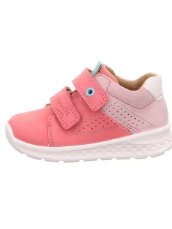superfit Leder-Boots "Breeze" in Rot/ Rosa> Lauflernschuhe