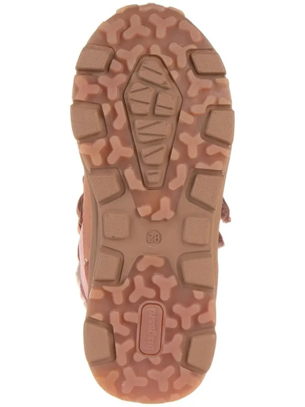 bisgaard Leder-Boots "Eigil" in Rosa/ Braun>Kinder Stiefel & Boots|Stiefel & Boots·Boots