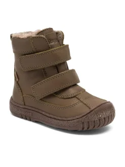 bisgaard Leder-Boots ''Ellis'' in Khaki>Kinder Stiefel & Boots·Boots|Stiefel & Boots