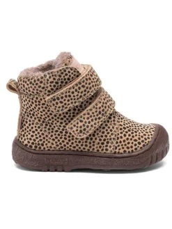 bisgaard Leder-Boots "Evon" in Beige/ Schwarz>Kinder Stiefel & Boots|Stiefel & Boots·Boots