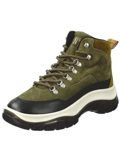GANT Footwear Leder-Boots "Hillark" in Grün/ Schwarz/ Weiß>Herren Stiefel & Boots