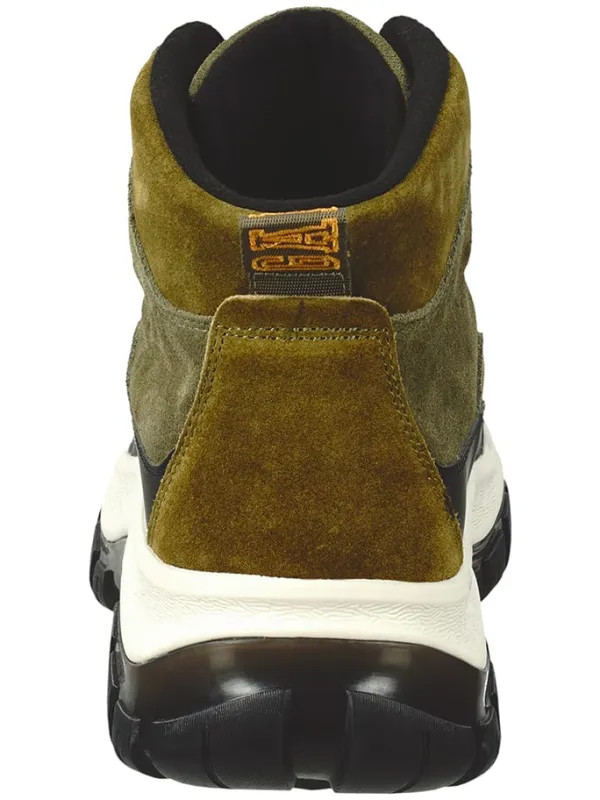 GANT Footwear Leder-Boots "Hillark" in Grün/ Schwarz/ Weiß>Herren Stiefel & Boots
