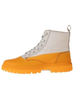 Calvin Klein Leder-Boots in Beige/ Orange>Herren Stiefel & Boots