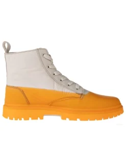 Calvin Klein Leder-Boots in Beige/ Orange>Herren Stiefel & Boots