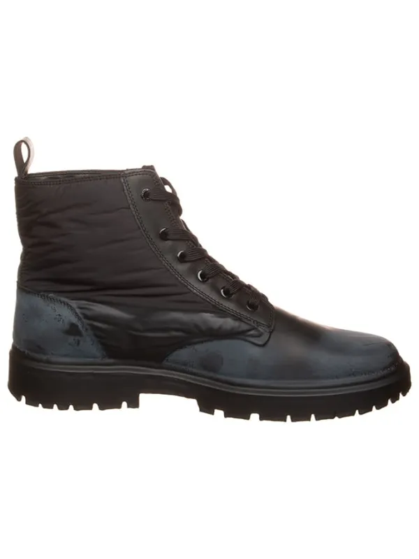 Calvin Klein Leder-Boots in Schwarz>Herren Stiefel & Boots