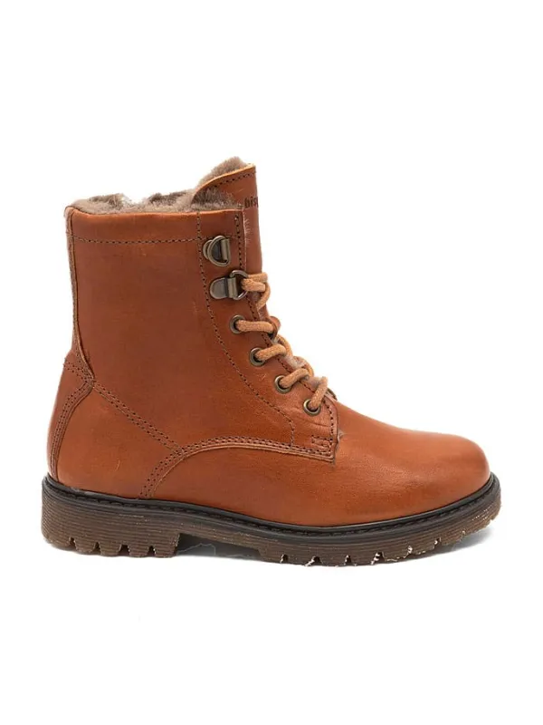 bisgaard Leder-Boots "Maia" in Hellbraun>Kinder Stiefel & Boots·Boots