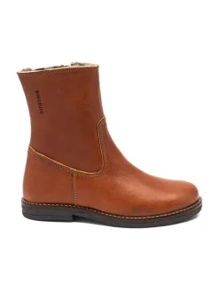 bisgaard Leder-Boots "Nicola" in Hellbraun Best
