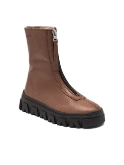bisgaard Leder-Boots "Nomi" in Hellbraun Sale