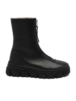 bisgaard Leder-Boots "Nomi" in Schwarz Outlet