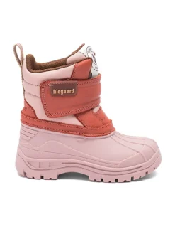 bisgaard Leder-Boots "Pixie" in Rosa/ Rot Sale
