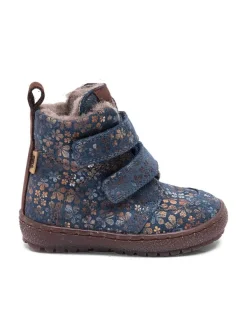 bisgaard Leder-Boots "Storm" in Blau New