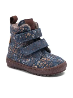 bisgaard Leder-Boots "Storm" in Blau New