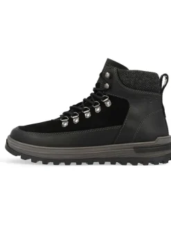 Wrangler Leder-Boots "Tommy" in Schwarz>Herren Stiefel & Boots