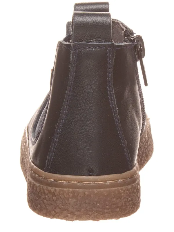 El Naturalista Leder-Chelsea-Boots in Dunkelblau>Kinder Stiefeletten·Chelsea Boots