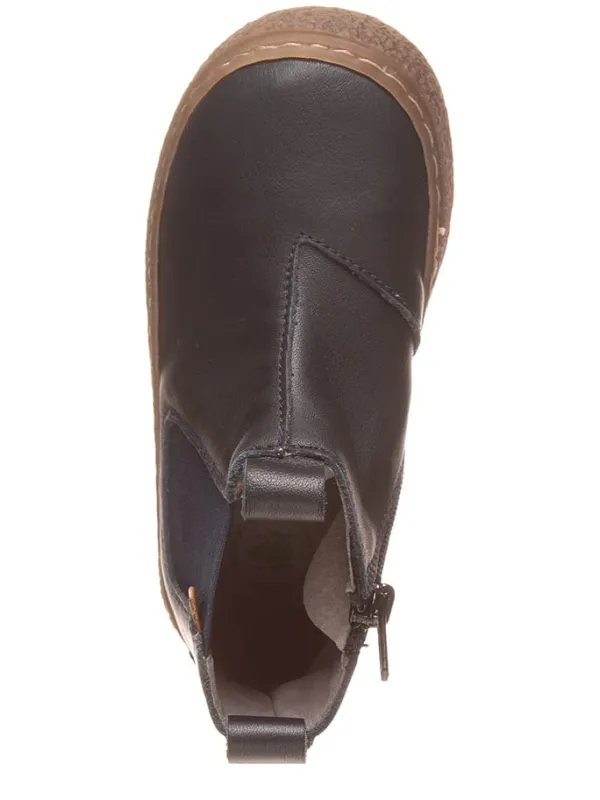 El Naturalista Leder-Chelsea-Boots in Dunkelblau>Kinder Stiefeletten·Chelsea Boots