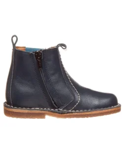 El Naturalista Leder-Chelsea-Boots in Dunkelblau Sale