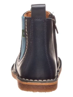 El Naturalista Leder-Chelsea-Boots in Dunkelblau Sale