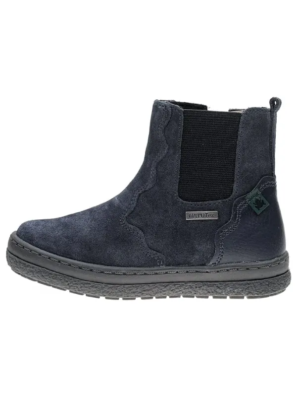 El Naturalista Leder-Chelsea-Boots in Dunkelblau Best