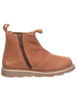 El Naturalista Leder-Chelsea-Boots in Hellbraun Discount