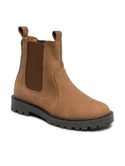 bisgaard Leder-Chelsea-Boots in Hellbraun>Kinder Stiefeletten·Chelsea Boots