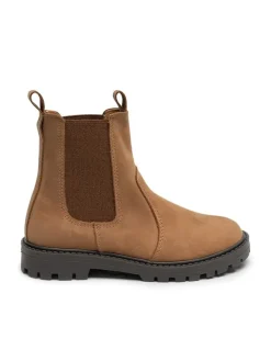 bisgaard Leder-Chelsea-Boots in Hellbraun>Kinder Stiefeletten·Chelsea Boots