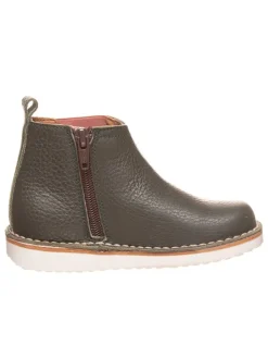 El Naturalista Leder-Chelsea-Boots in Khaki>Kinder Stiefeletten·Chelsea Boots