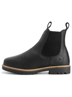 TRAVELIN' Leder-Chelsea-Boots in Schwarz Outlet