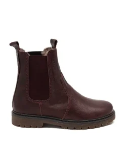 bisgaard Leder-Chelsea-Boots "Neel" in Rot