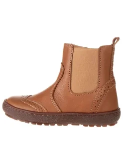 bisgaard Leder-Chelsea-Boots "Norbert" in Hellbraun New