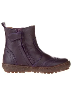 bisgaard Leder-Chelsea-Boots "Norbert" in Lila