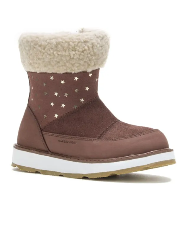 Kamik Leder-Chelsea-Boots "Risecuff" in Braun>Kinder Stiefeletten·Chelsea Boots