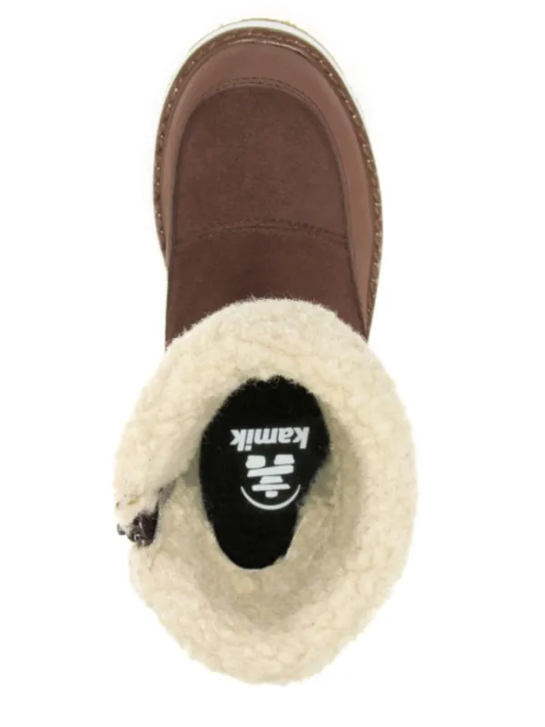 Kamik Leder-Chelsea-Boots "Risecuff" in Braun>Kinder Stiefeletten·Chelsea Boots