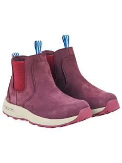finkid Leder-Chelsea-Boots "Saapas" in Lila Outlet