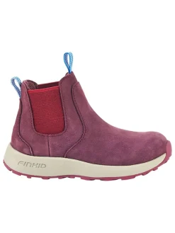 finkid Leder-Chelsea-Boots "Saapas" in Lila Outlet